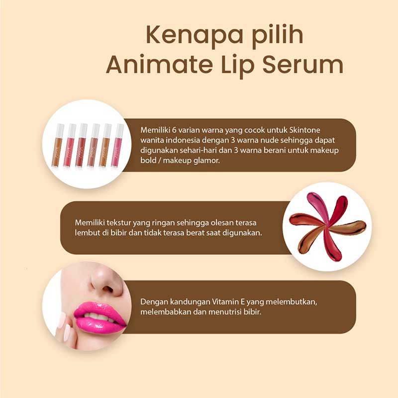 ANIMATE Pevita Lip Cream 4ml