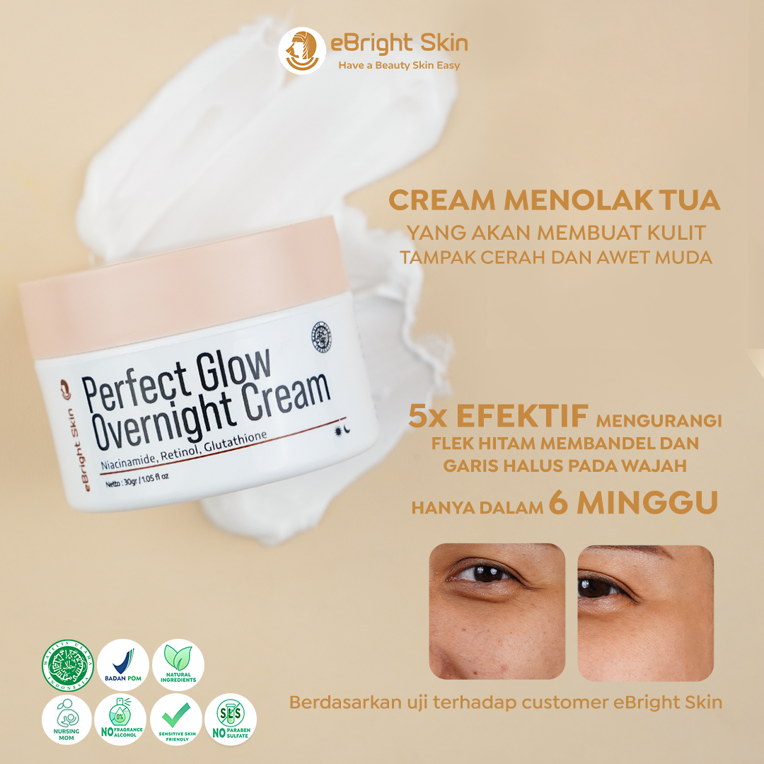 Ebright Perfect Glow Overnight Cream 30gr