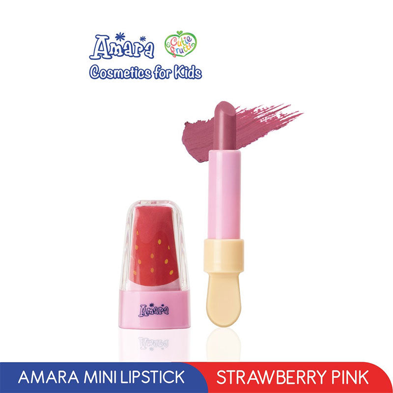 Amara Kids Mini Lipstick Strawberry Pink | 2.2 g