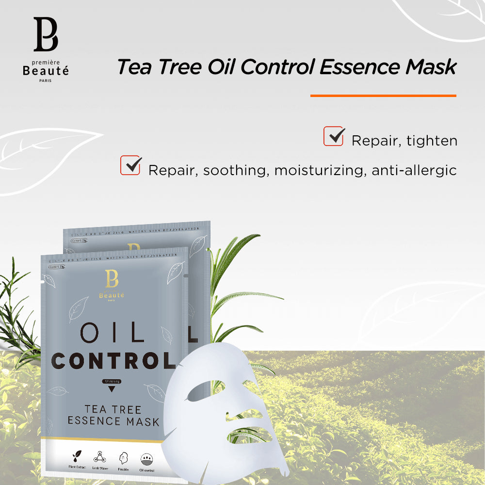 Premiere Beaute Tea Tree Oil Control Essence Mask | 25 g