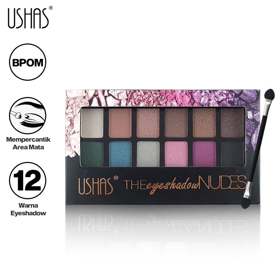 Ushas ES2802 Eyeshadow Nudes No.04 | 10.2gr