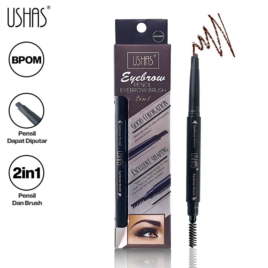 Ushas TP199 Eyebrow Pencil Brown | 0.35gr