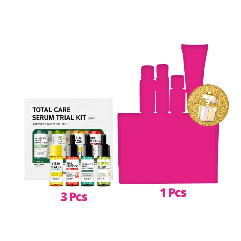 [Combo 3+1] Some By Mi Total Care Serum Trial Kit Free Mystery Box