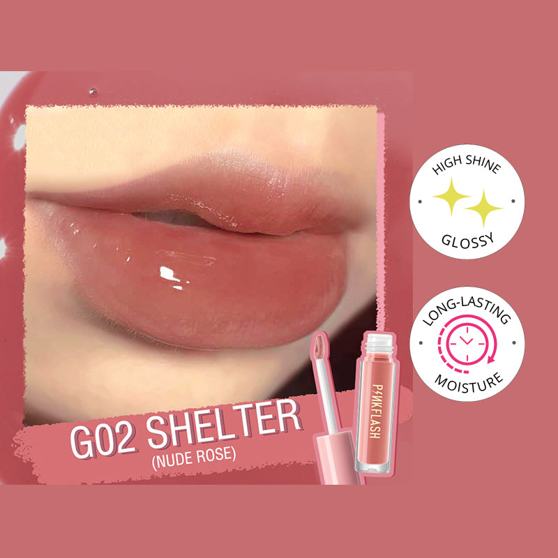 Pinkflash L02 Lasting Glossy Lip Gloss - G02