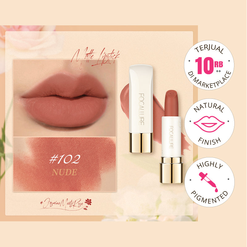 Focallure Pure Matte Lipstick FA203 #102