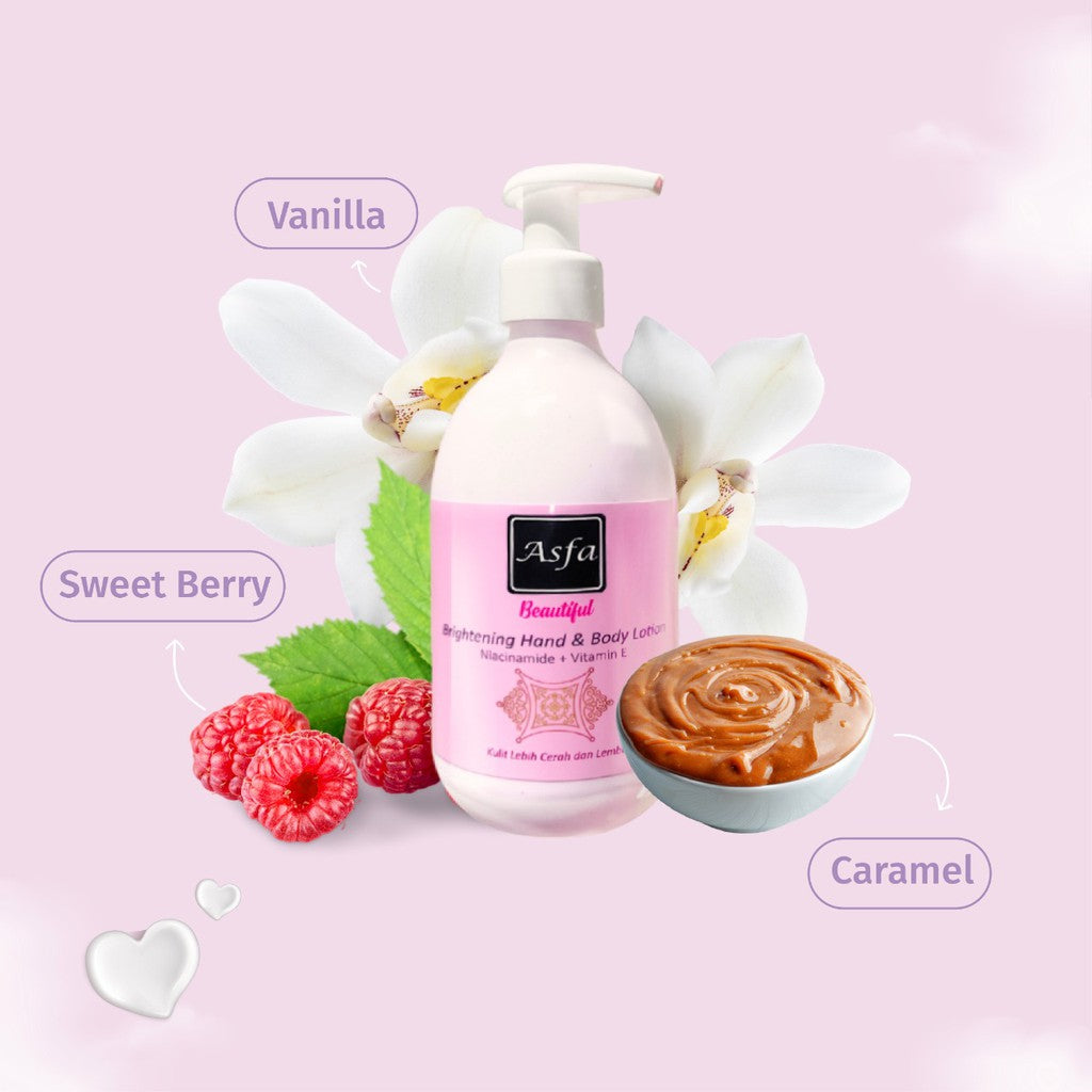 Asfa by Tokyo Night Brightening Body Lotion (Beautiful) Pink | 300 ml