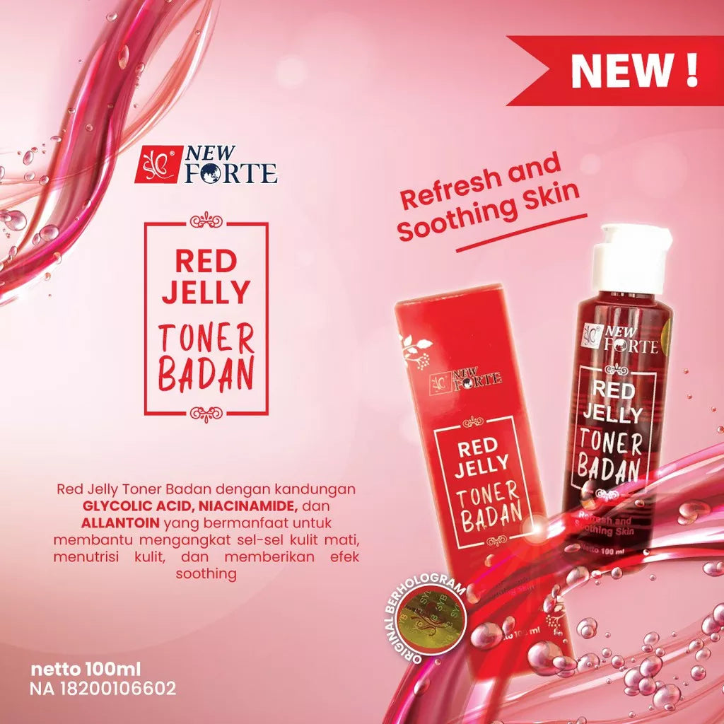 Syb Forte Red Jelly Toner Badan | 100 ml