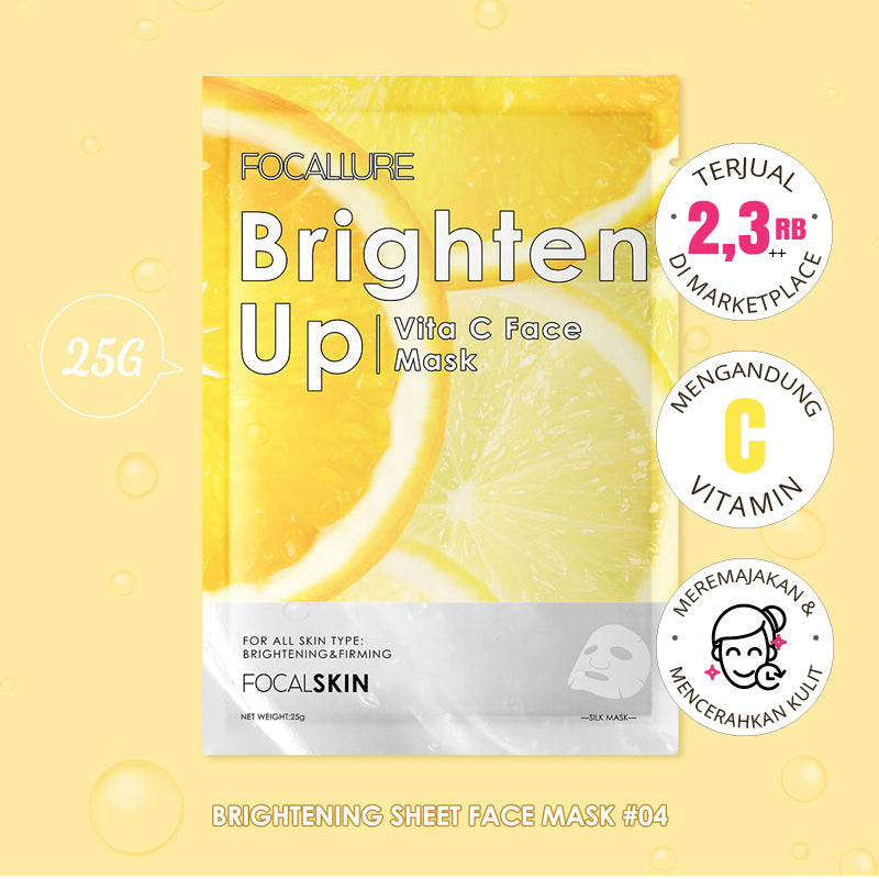 Focallure Brightening Sheet Face Mask Brighten Up FASC03 #04