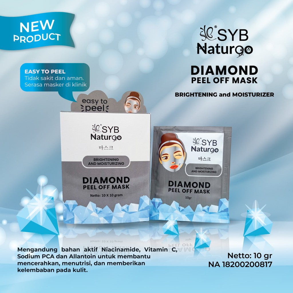 Syb Natur90 Diomond Peel Off Mask | Box 10 x 10 gr