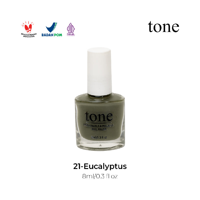 TONE Breathable and Peelable Nail Polish Neutral Palette Series 21