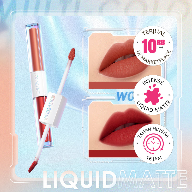 Focallure Multicolor 2In1 Lipstick & Lip Gloss FA327 #W06