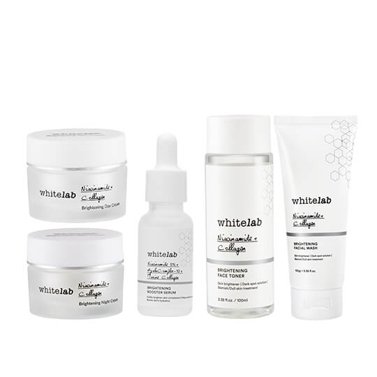 [Mega Combo] Whitelab Brightening Face Series & Brightening Booster Serum Niacinamide 5%