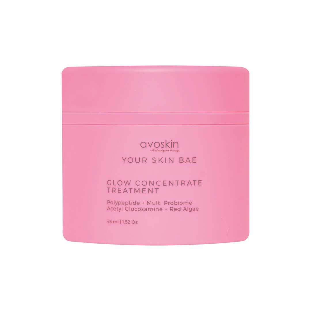 Avoskin Your Skin Bae Glow Concentrate Treatment Polypeptide + Multi Probiome + Acetyl Glucosamine + Red Algae | 45 ml