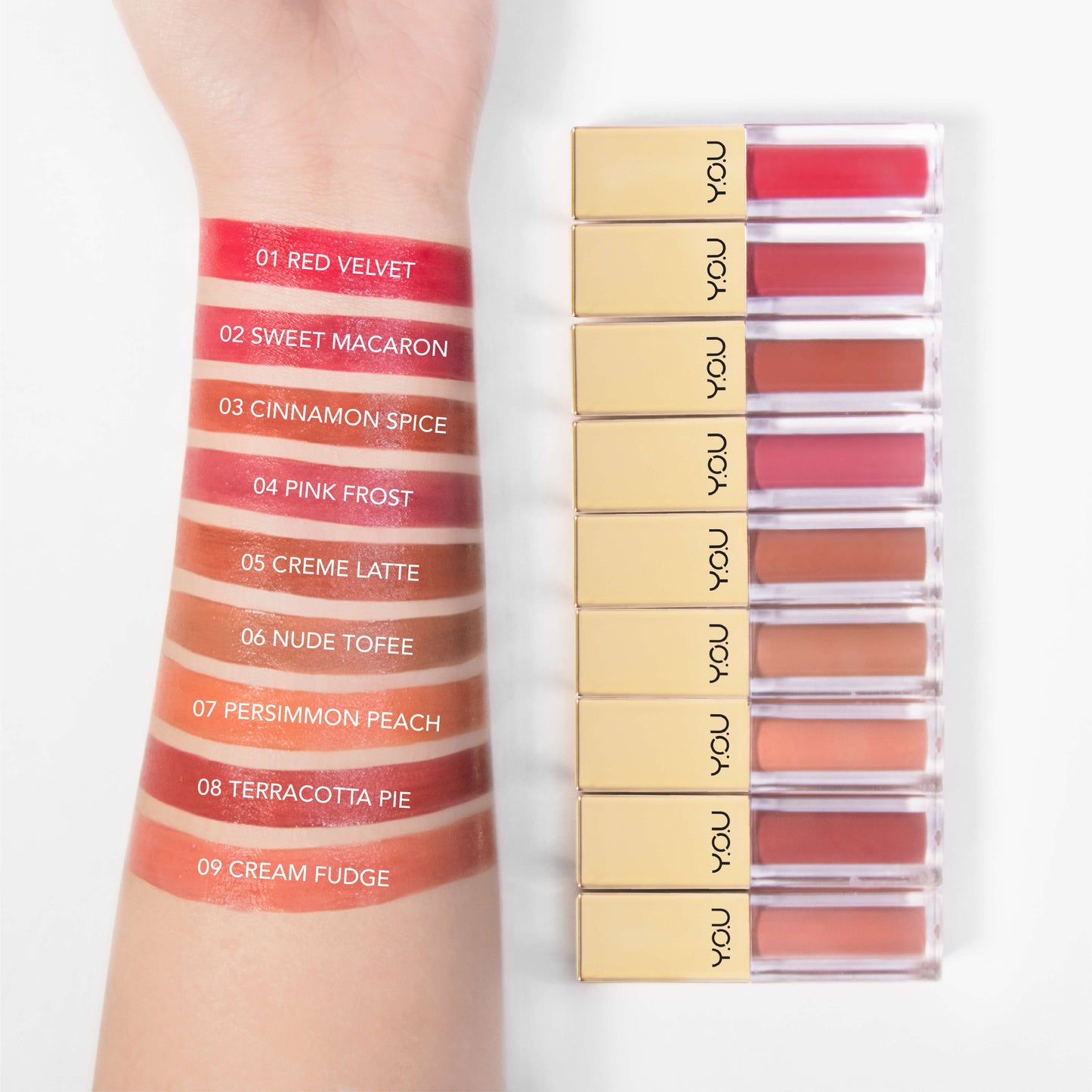 Y.O.U Rouge Velvet Matte Lip Cream - 02 Sweet Macaraon