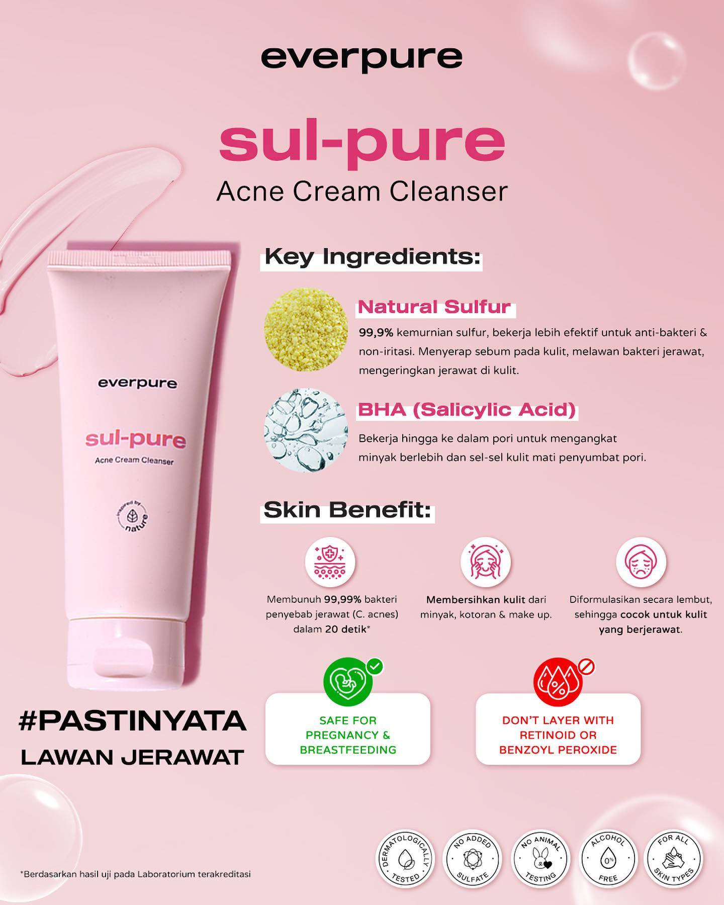 Everpure Sul-Pure Acne Cream Cleanser | 100ml