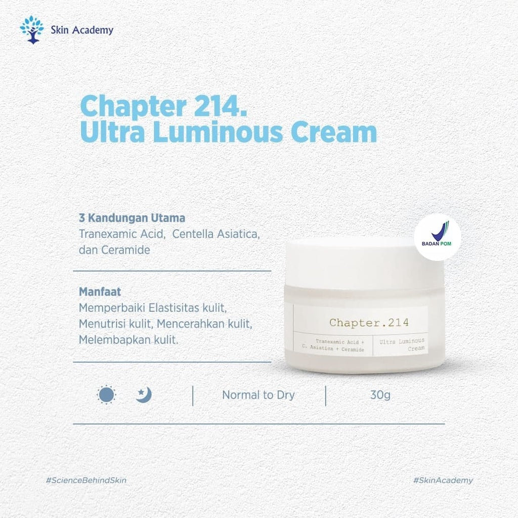 Skin Academy Chapter 214 Ultraluminous Cream | 30 g