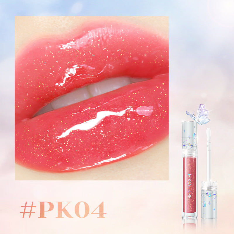 FOCALLURE WATERY GLOW LIPGLOSS PK04