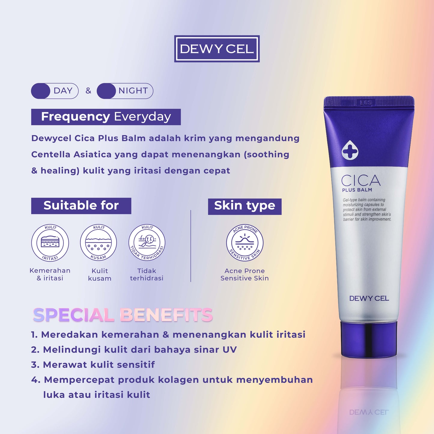 Dewycel Cica Plus Balm Cream | 50 ml