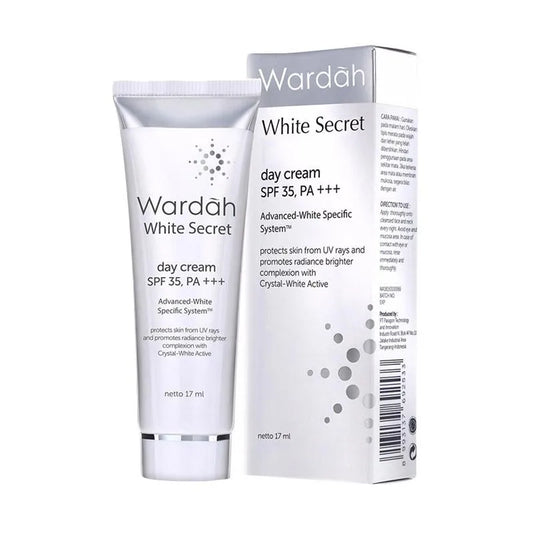 [Free Gift - Not For Sale] Wardah White Secret Day Cream | 17 ml