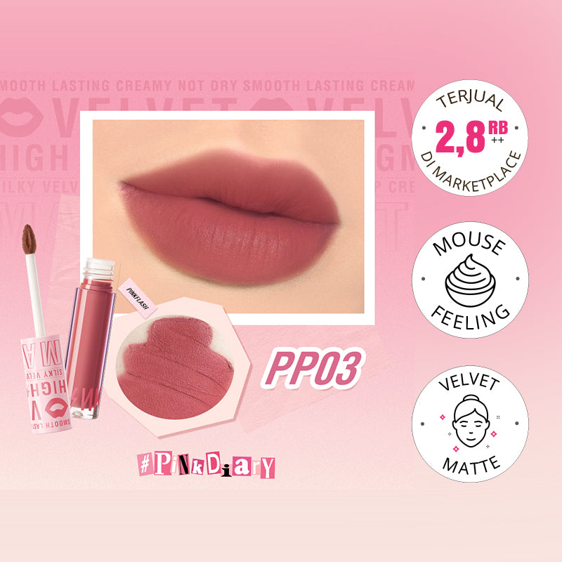 Pinkflash Silky Velvet Lip Cream PF-L04 PP03