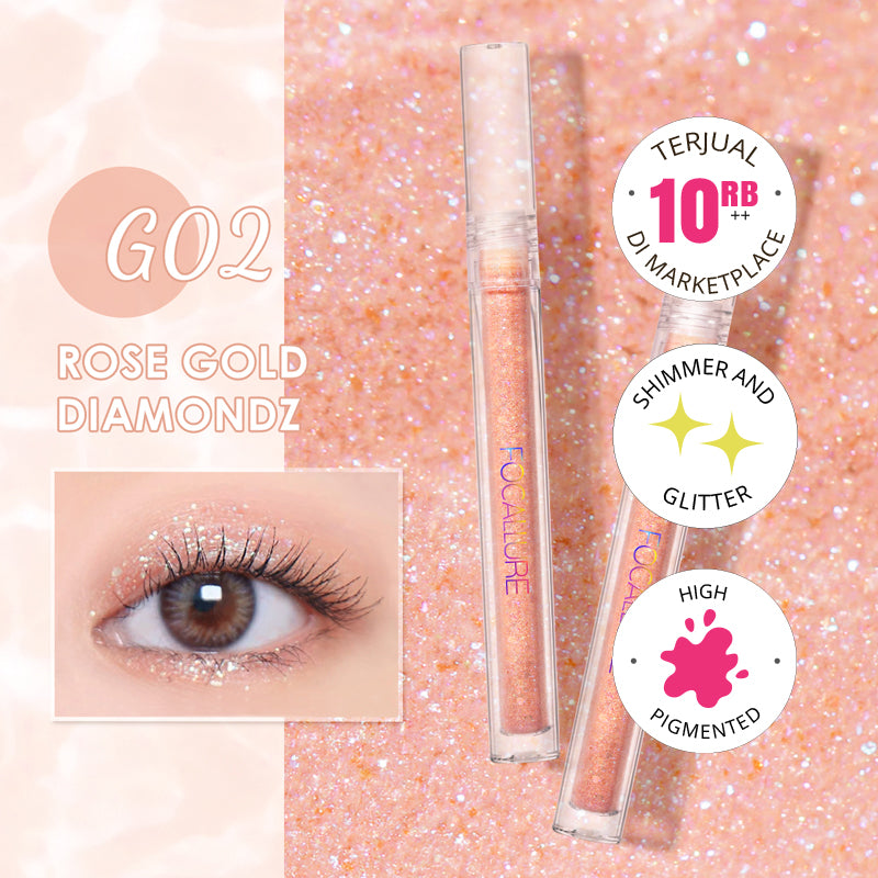 Focallure Glittering Liquid Eyeshadow FA195 - G02