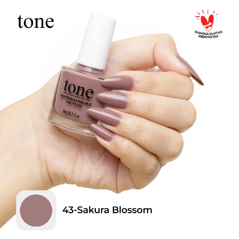 TONE Breathable and Peelable Nail Polish Hello Spring Palette Series 43