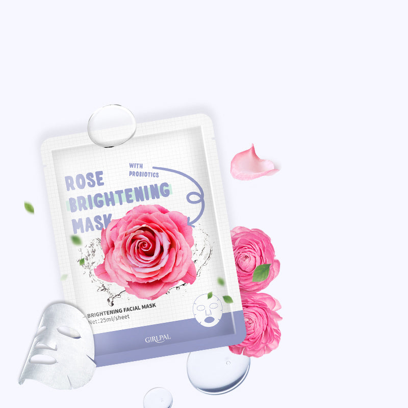 Girlpal Rose Brightening Face Sheet Mask