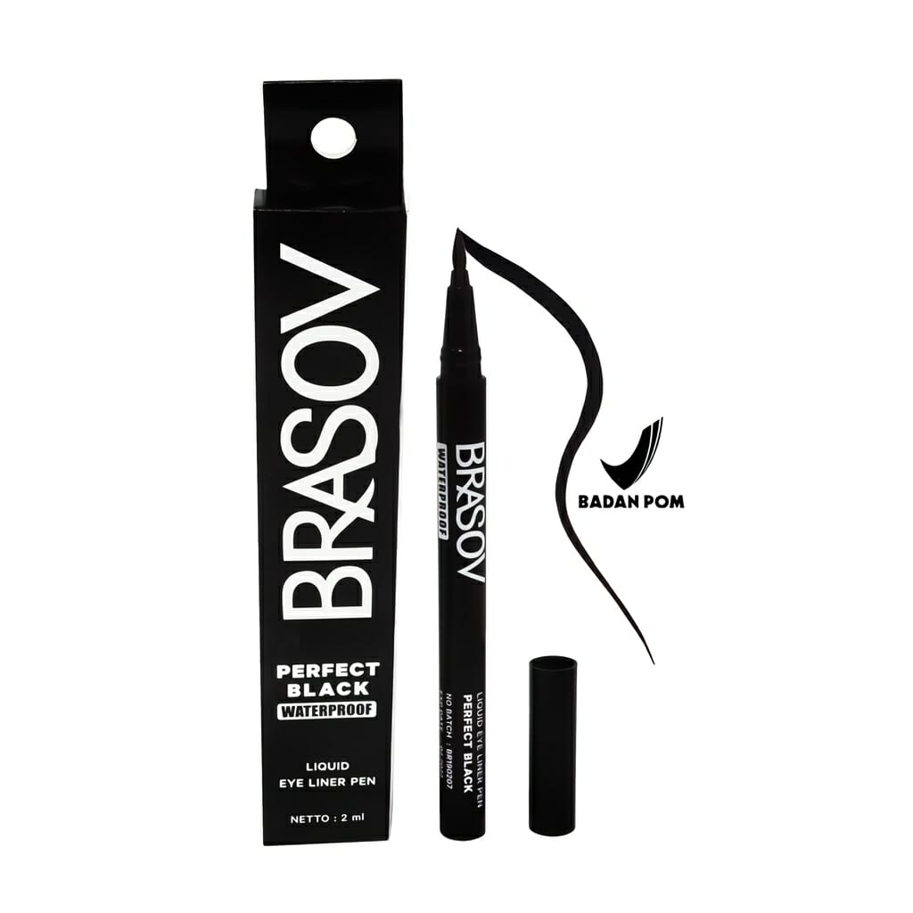 Brasov Liquid Eyeliner Pen Perfect Black