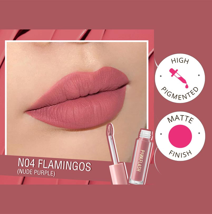 Pinkflash L01 Lasting Matte Lipcream - N04