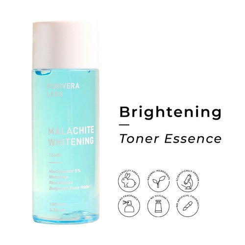 Purivera Malachite Whitening Toner Essence | 100 ml