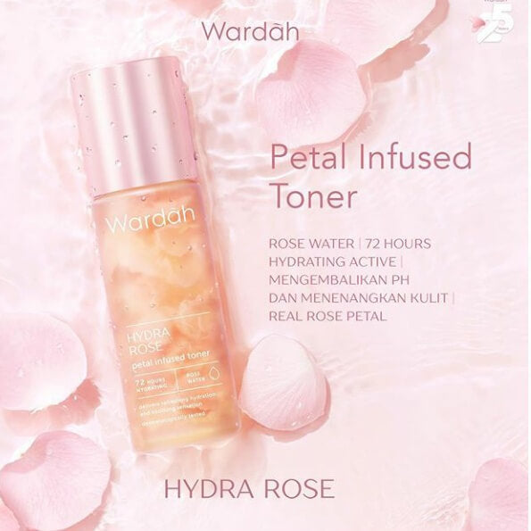 Wardah Hydra Rose Petal Infused Toner | 100 ml