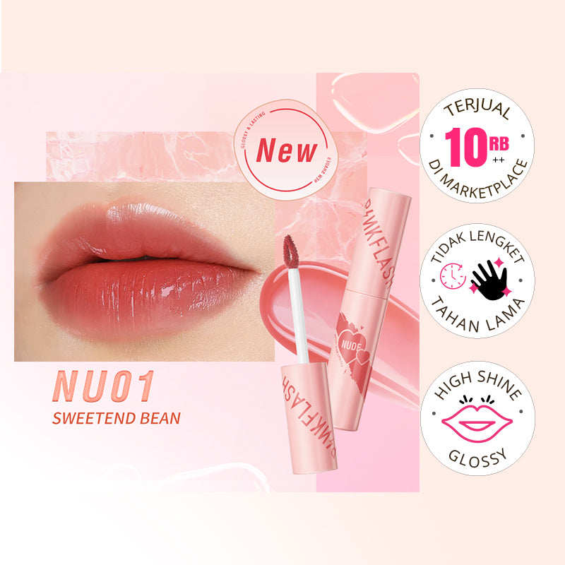 Pinkflash Watery Glam Lipgloss PF-L09 NU01