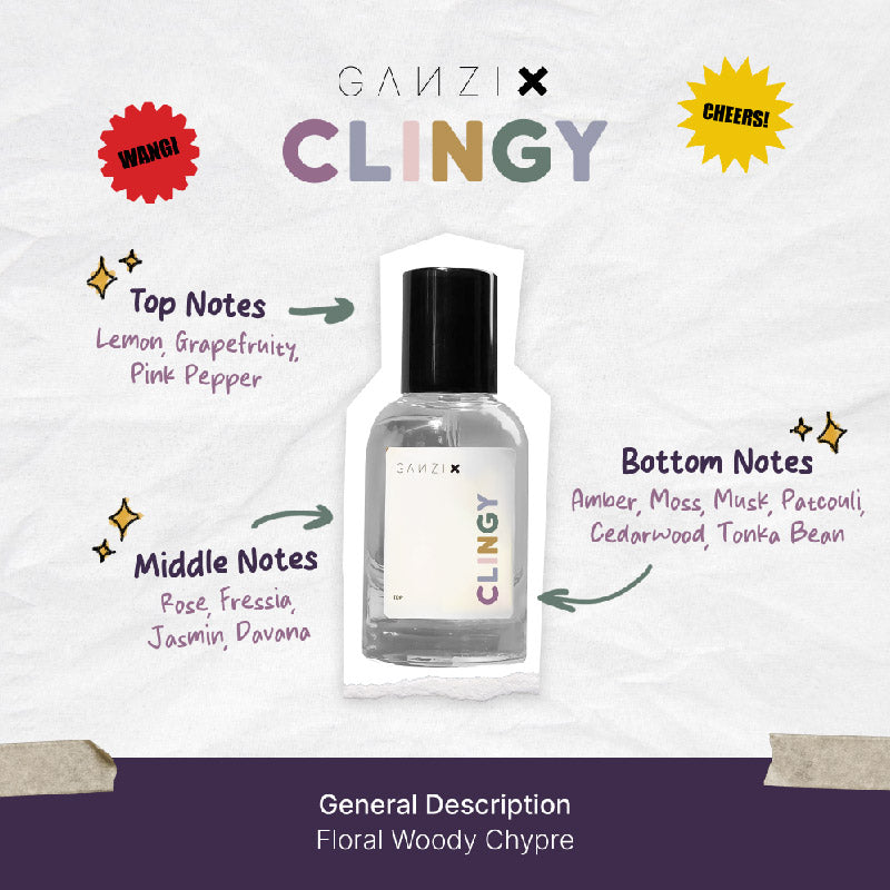 Ganzi.X - CLINGY Parfum Unisex | 30ml