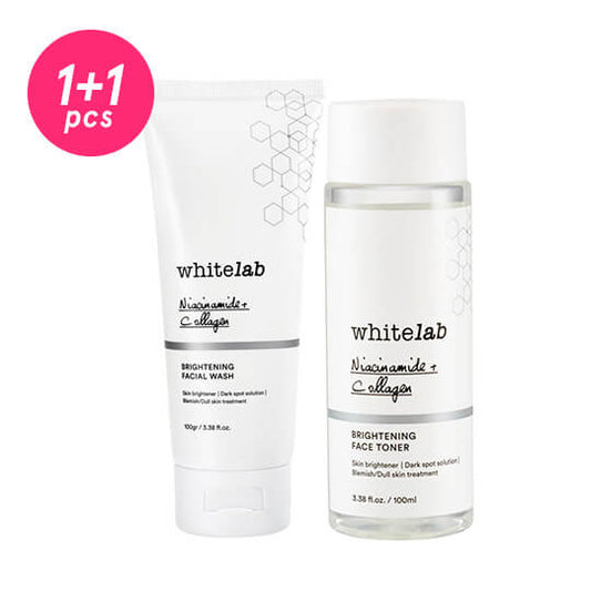 [Combo] Whitelab Brightening Facial Wash & Toner