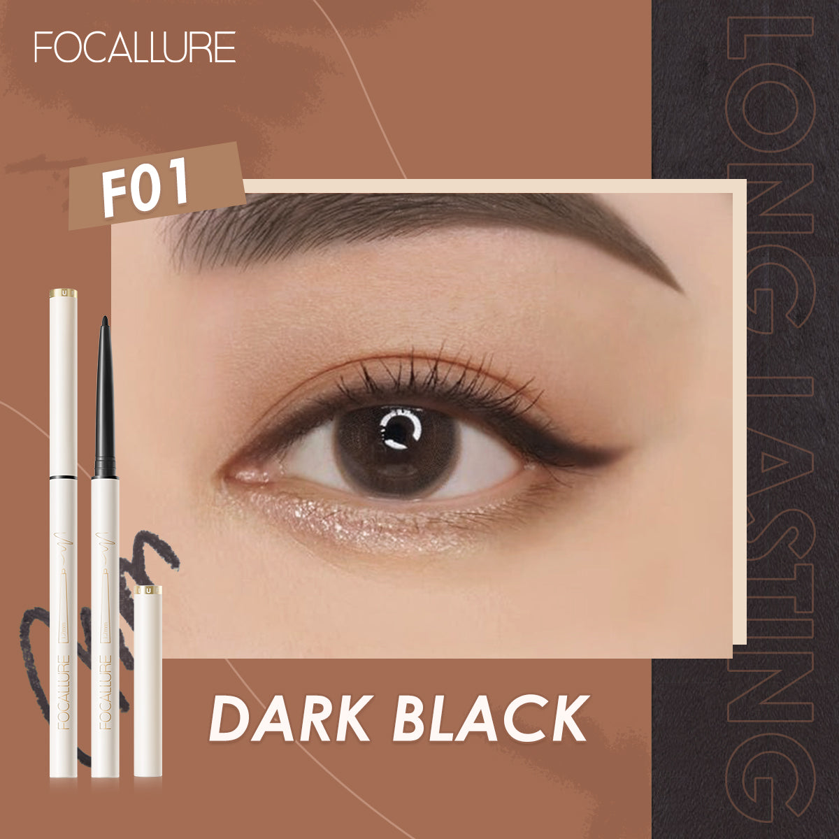 Focallure Perfectly Defined Gel Eyeliner FA243 - F01