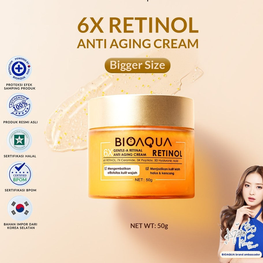 BIOAQUA 6X Gentle-A Retinol Anti Aging Cream 50g