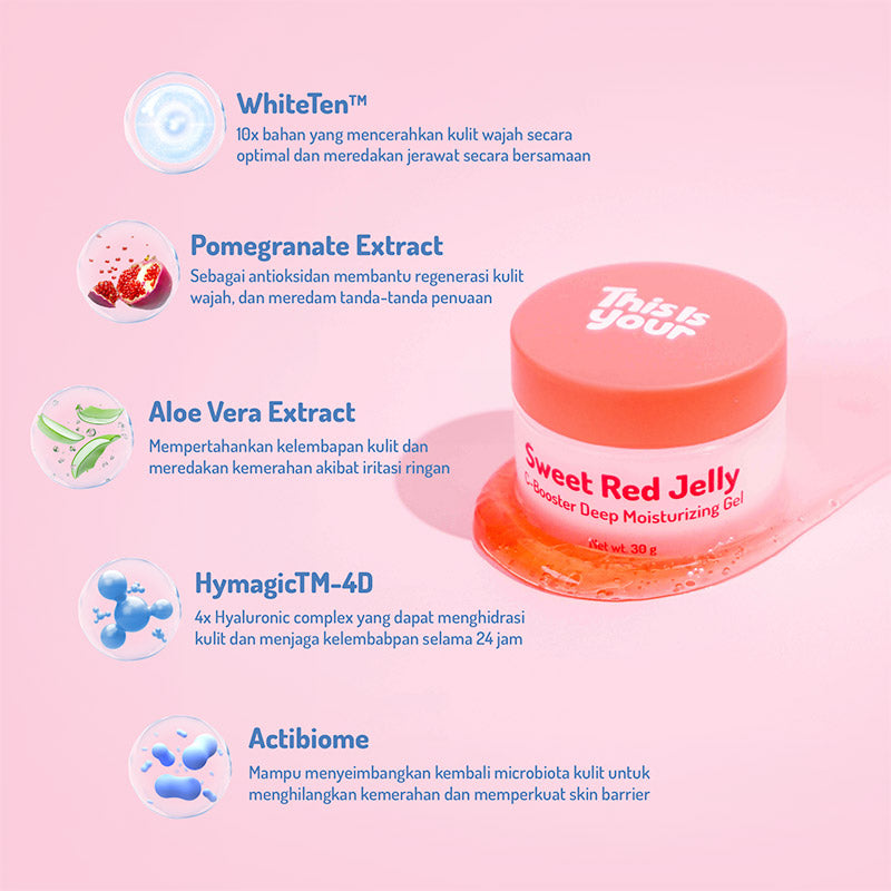 This is Your - Sweet Red Jelly - C-Booster Deep Moisturaizing Gel 30gr