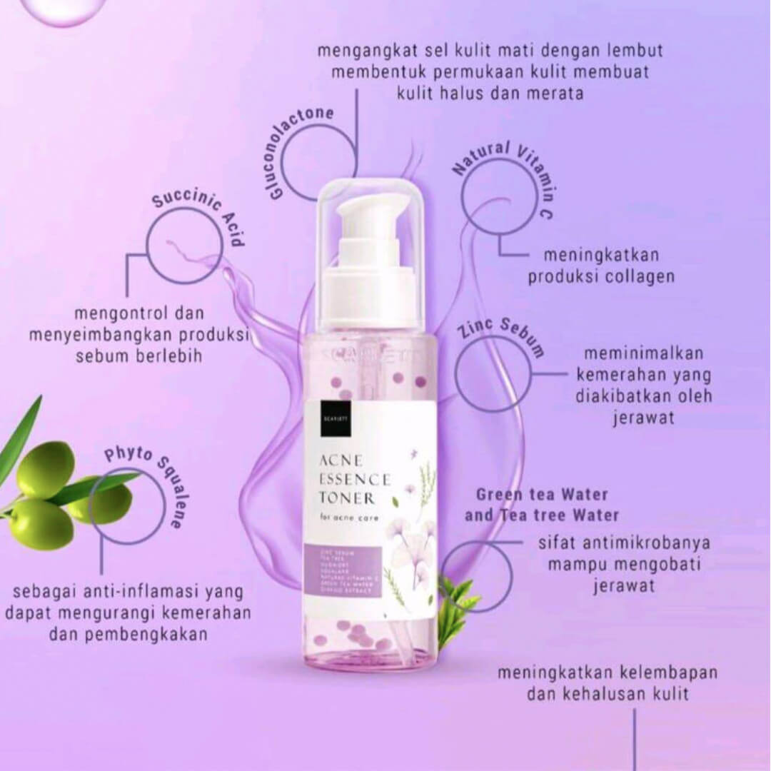 Scarlett Whitening Acne Essence Toner | 100 ml