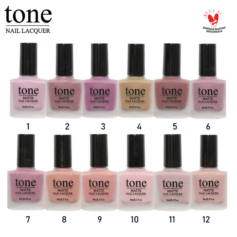 Tone Nail Polish Matte Earth Series (97-120) 1 box | 192 ml