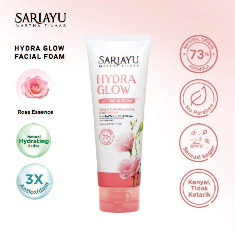 SARIAYU HYDRA GLOW GEL FACIAL FOAM | 100g