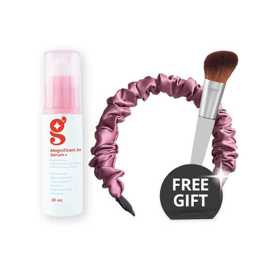 COMBO GORJES Magnificent Ace Serum 30ml FREE Bando dan Make-up Brush