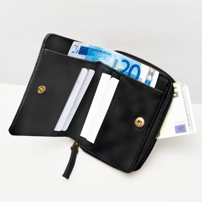 Sophie Martin Gemaya Black Small Wallet