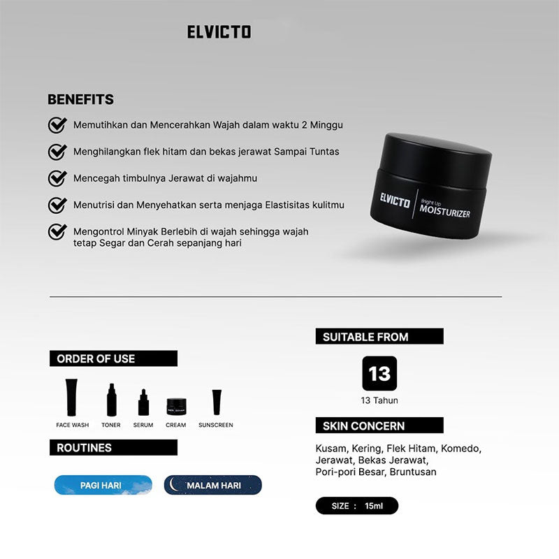 Elvicto Bright Up Moisturizer | 15 ml