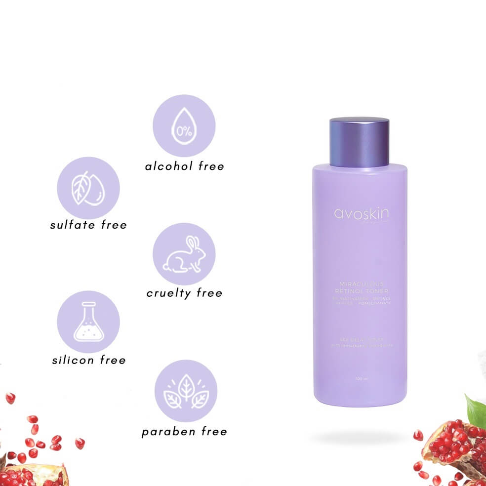 Avoskin Miraculous Retinol Toner Lilac Edition | 100 ml