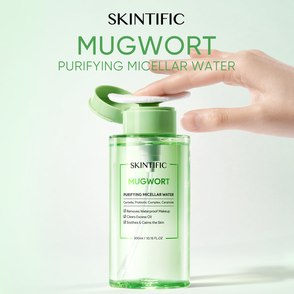 SKINTIFIC Mugwort Purifying Micellar Water | 300 ml