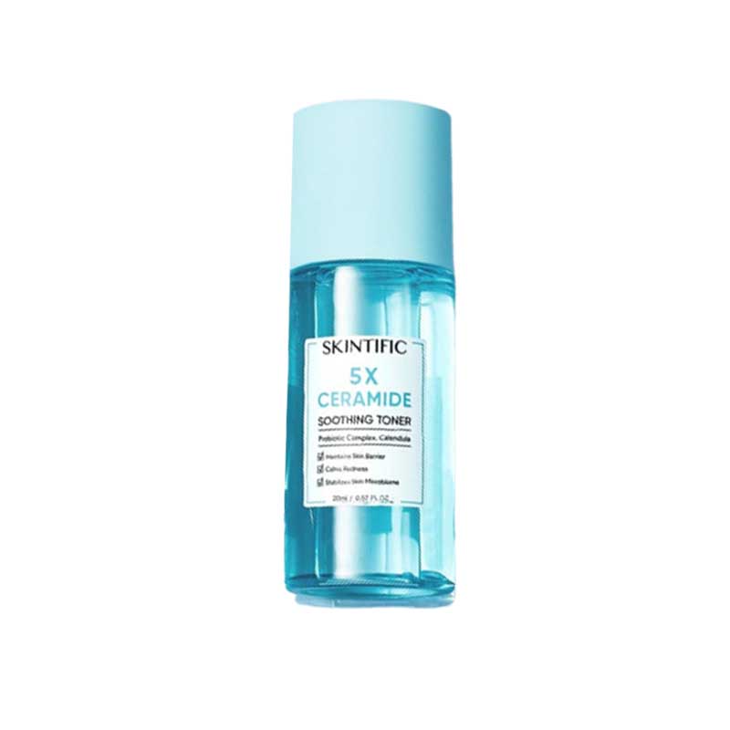 SKINTIFIC 5X Ceramide Soothing Toner Travel Size 20 ml