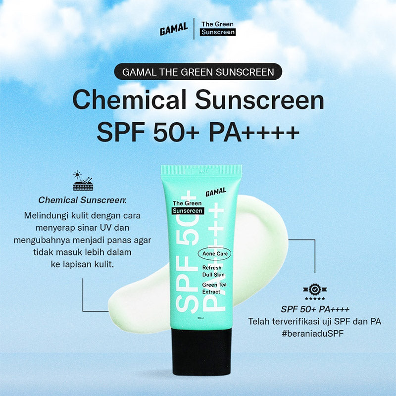 Gamal Men - The Green Sunscreen SPF 50+ PA++++ 30ml