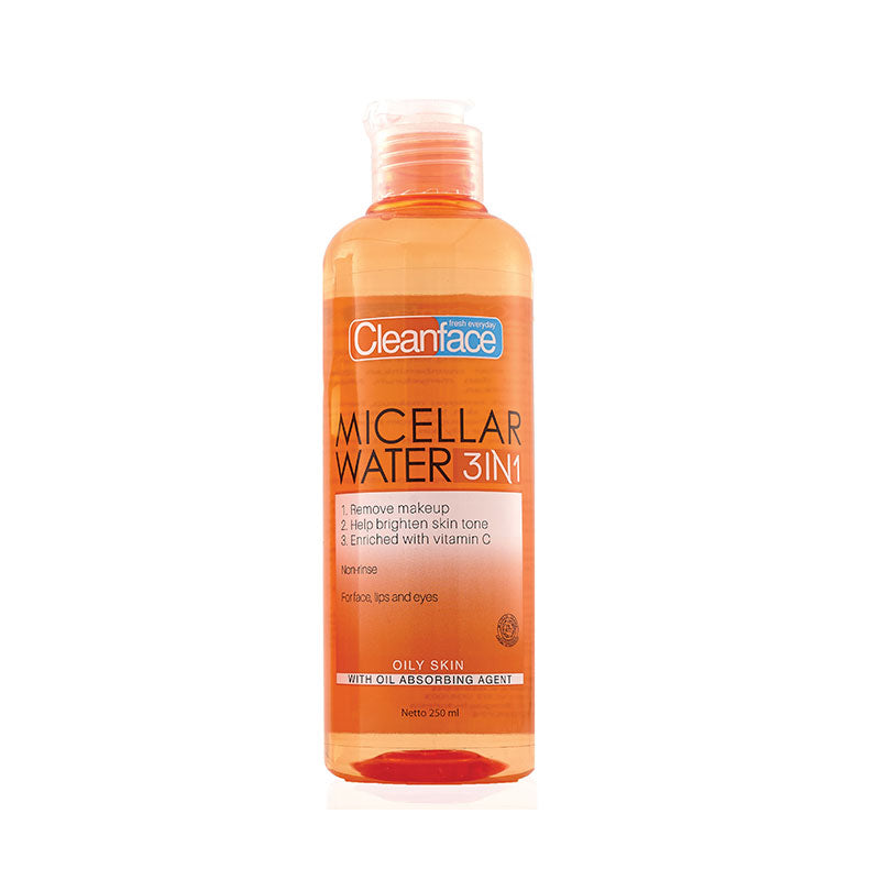 Clean Face Micellar Water 3In1 Oily Skin | 250 ml