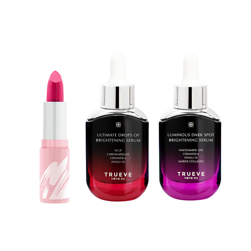 [Combo] Trueve Serums (30 ml x 2 pcs) + [Free] Pinkberry Lip Moist Pretty In Pink