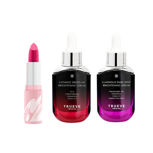 [Combo] Trueve Serums (30 ml x 2 pcs) + [Free] Pinkberry Lip Moist Pretty In Pink